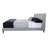 Upholstered Bed With 2 Nightstands