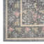 Tapis d'intérieur anthracite multicolore Nourison Botanical Washables 2 pi x 6 pi-1719822188-1720545873