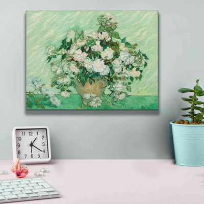 «Roses» par Vincent Van Gogh, estampe numérique sur toile