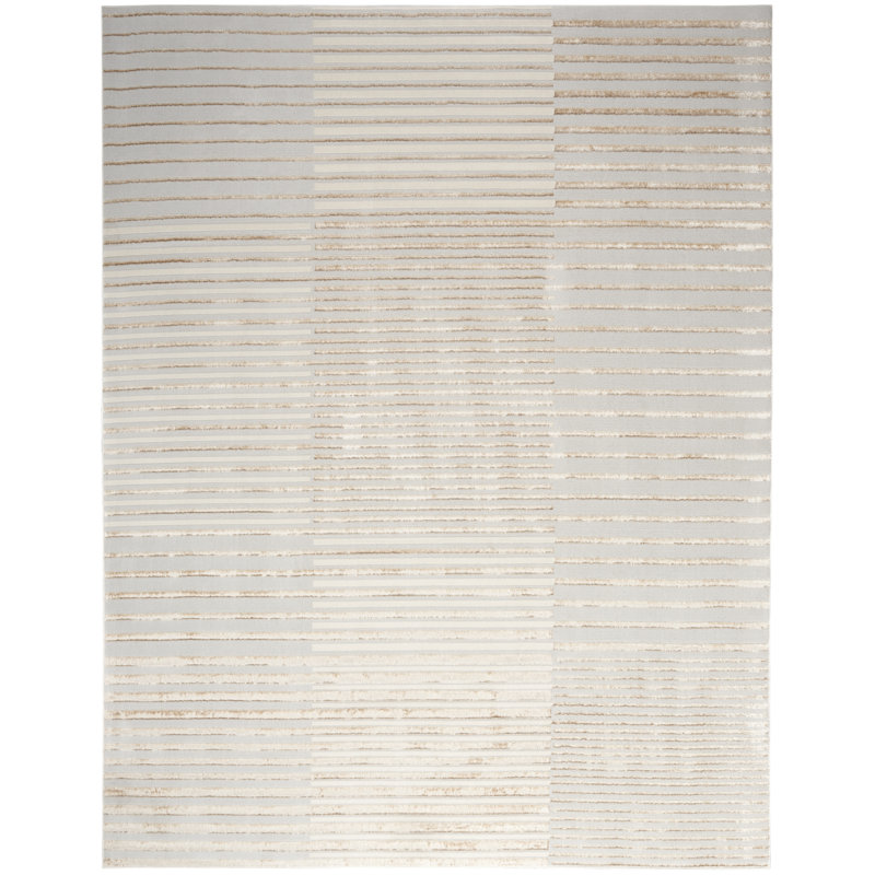 Breux Striped Area Rug, Rectangle 274 x 366cm