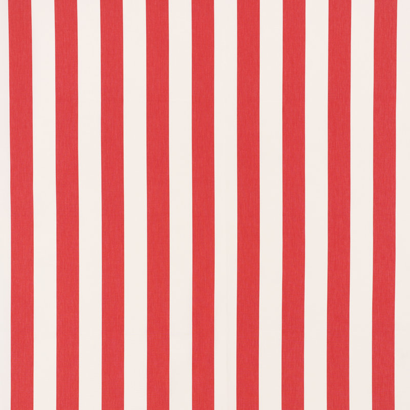 Andy Stripe Fabric, Red
