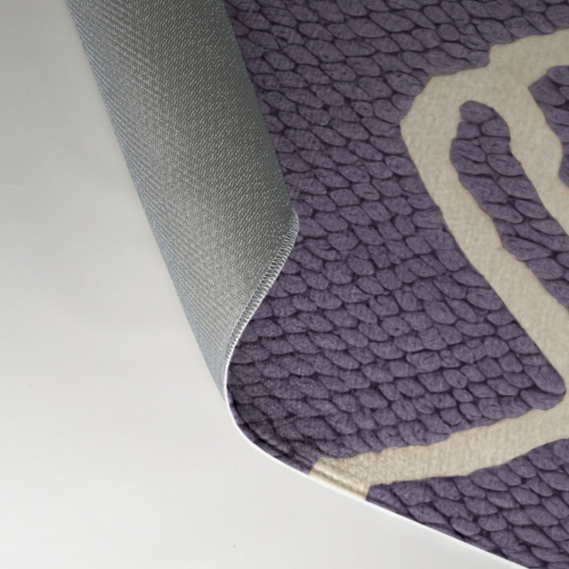 Tapis mauve intérieur et extérieur Trellis, Rectangle 9 pi x 12 pi