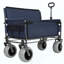 Chariot pliant 3 en 1 avec siège de banc - capacité de 500 lb, pneus de plage de 9 po x 4 po pour le camping et la plage-123263007
