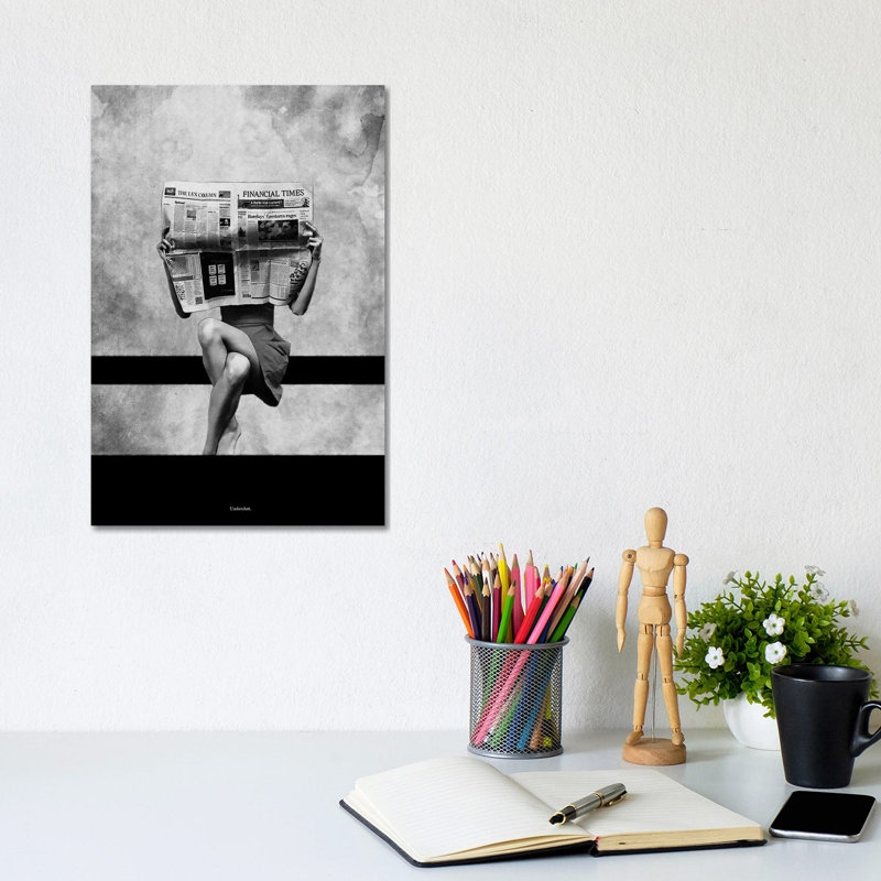 Simplicity by Underdott Art - Wrapped Canvas Print, 20.32 cm H x 30.48 cm W