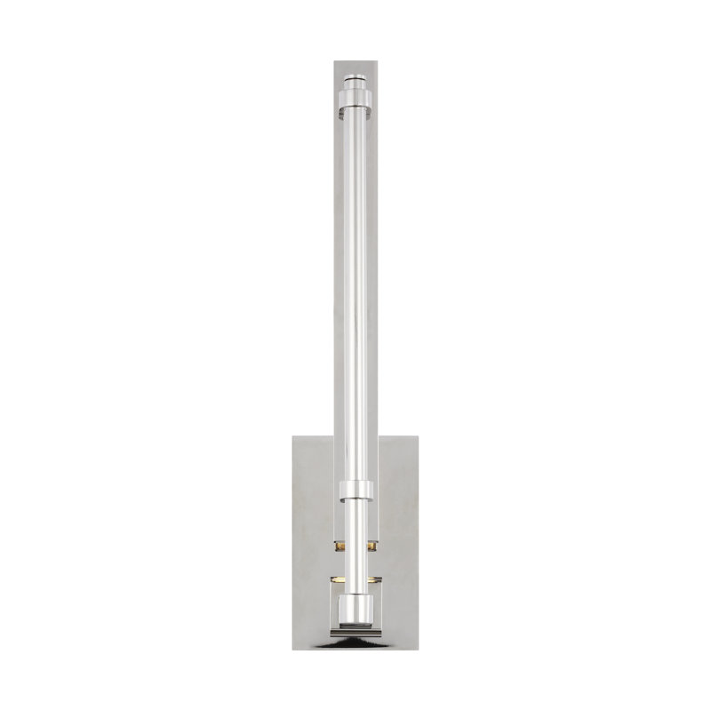 Kal 1 - Light LED Bath Sconce, Polished Nickel