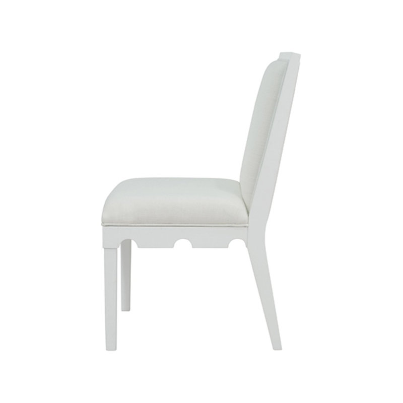 Lanister Upholstered Dining Chair, White