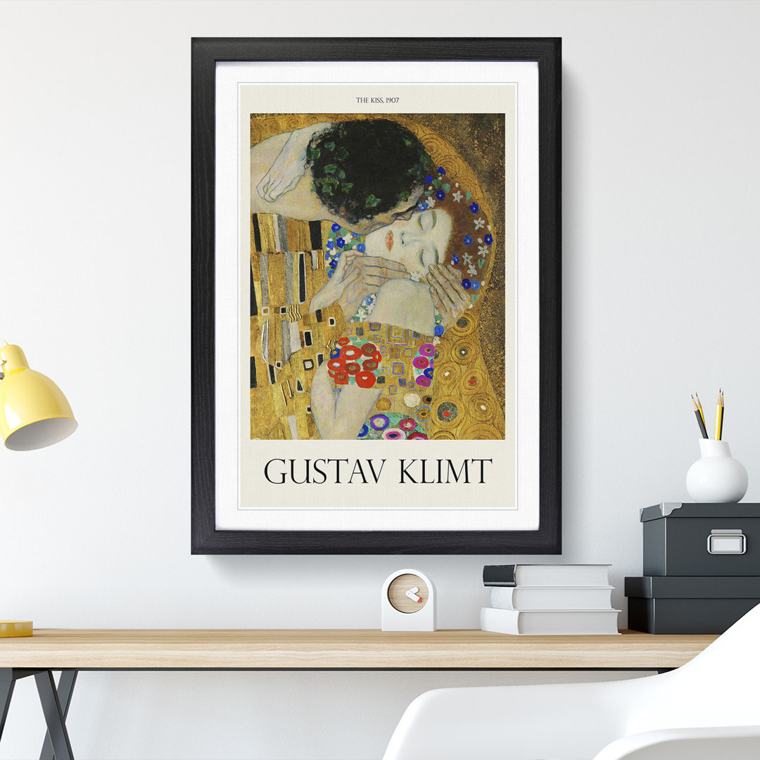 The Kiss Vol.3 by Gustav Klimt - Picture Frame Painting