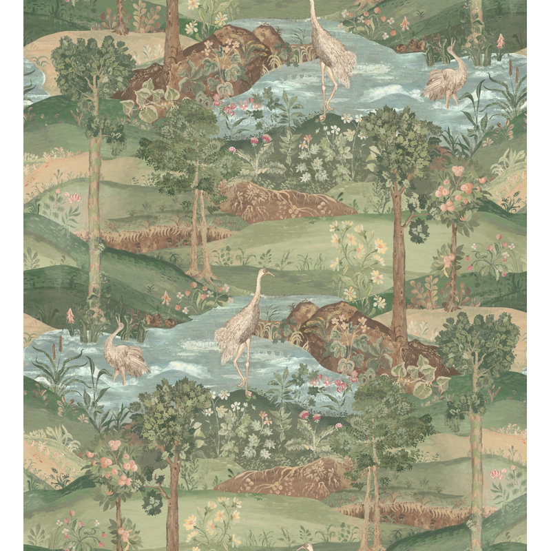 Palace Tapestry - Royal Blue, Royal Green