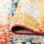 Abstract Red/Blue/Gold Colourful Indoor Area Rug-1886627741