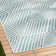 NICOLE MILLER NEW YORK Patio Country Ombre Geo Outdoor Area Rug, Blue/Cream