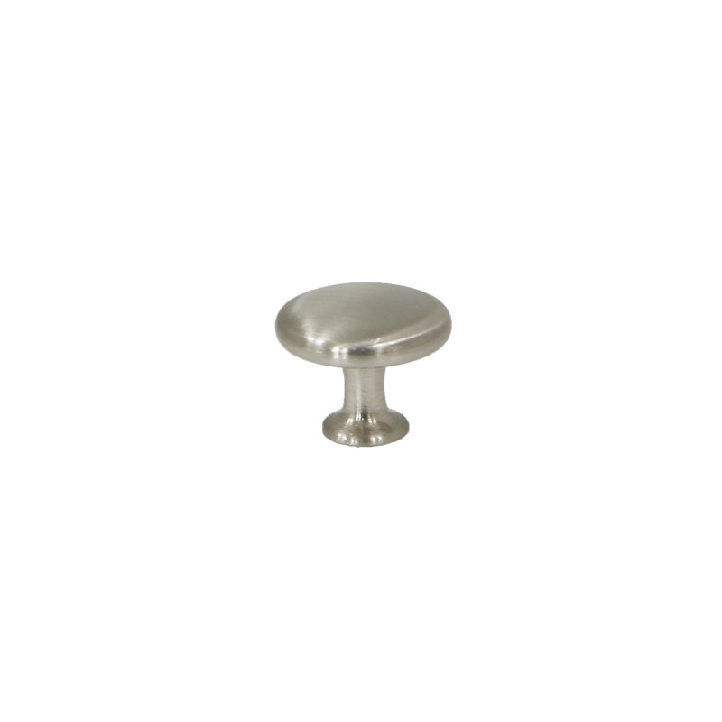 1 - 3/16 de diamètre Bouton d'armoire, Satin brossé