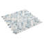Pixie 3/4" Penny Round Glass Mosaic Kitchen Backsplash, Bathroom, Shower, Pool, Wall and Floor Tile-50639078