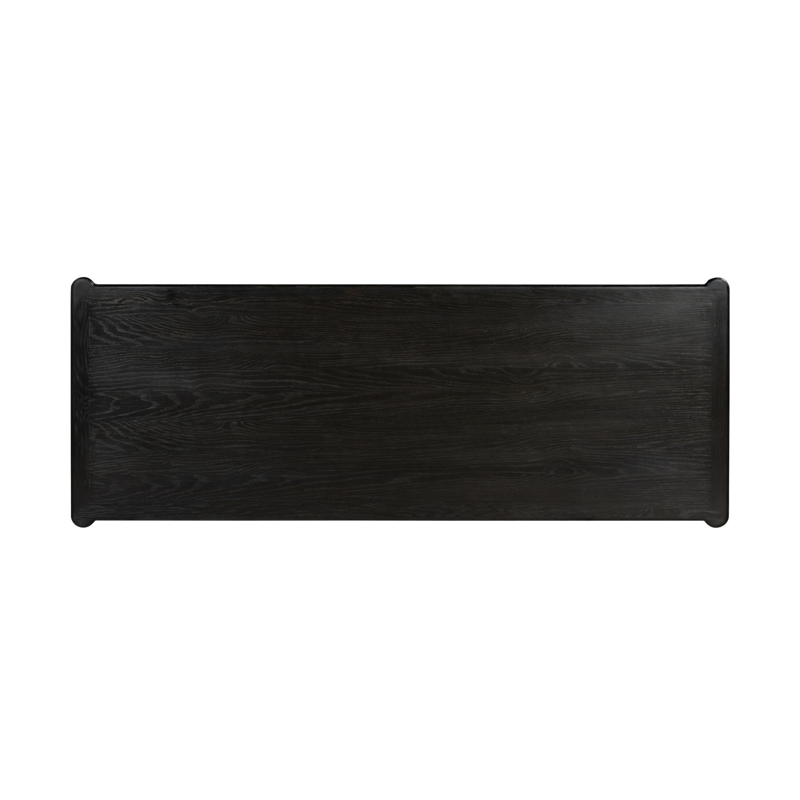 Susie Executive Desk, Distressed Black Oak