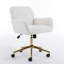 Chaise de bureau moderne en velours avec pivot-876859075