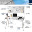 Bureau d'ordinateur l 47,41 po Juanisha