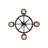 Elizette 4 - Light Dimmable Geometric Chandelier