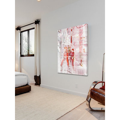 «Chairlift», reproduction sur toile tendue