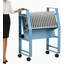 Chariot de chargement pour 16 appareils (ordinateurs portables et tablettes) avec roulettes verrouillables, station de rangement mobile pour salles de classe et bureaux