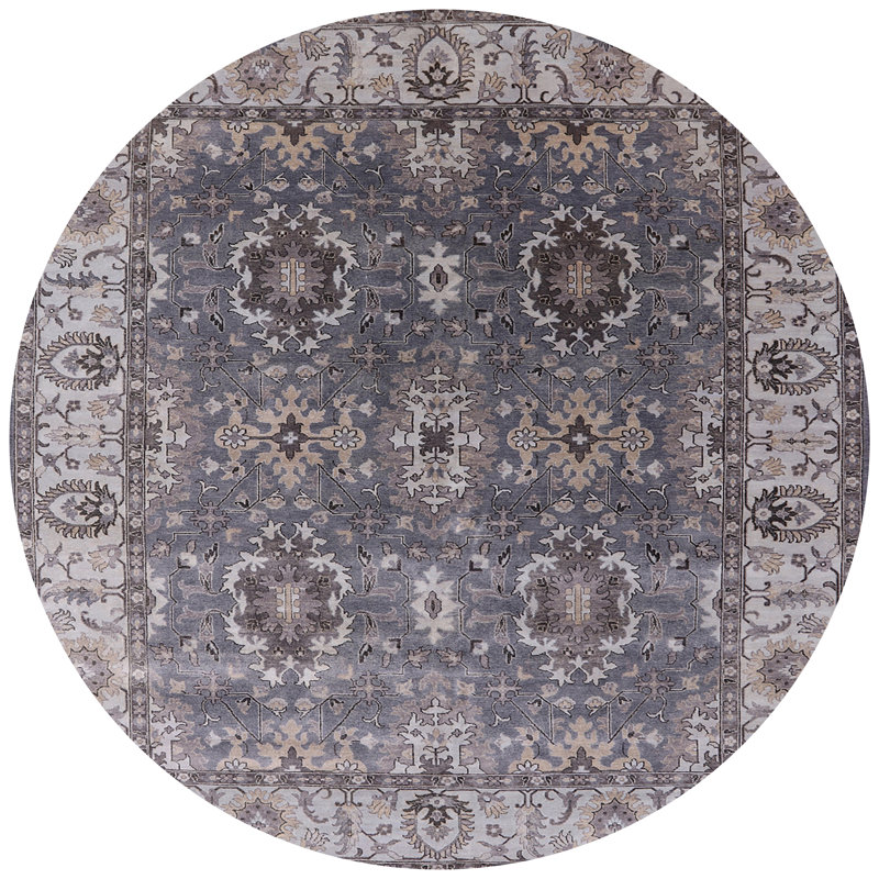 Tapis oriental brun clair Antranig, Rond 8 pi