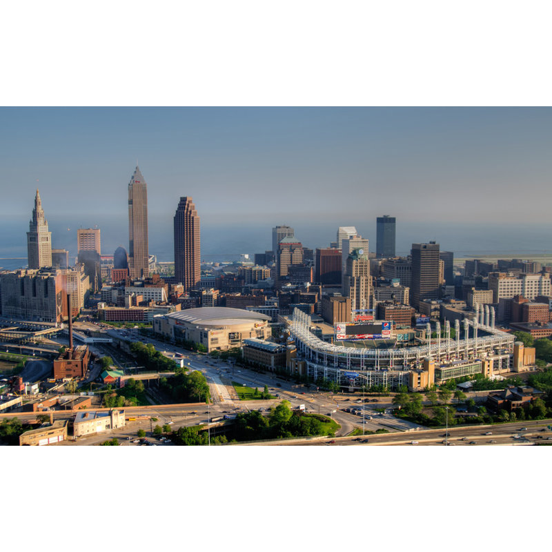 Progressive Field, 15" H x 24" W