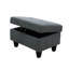  Repose-pieds capitonné rectangulaire avec rangement de 28,5 po Orella Marlinda-88552376