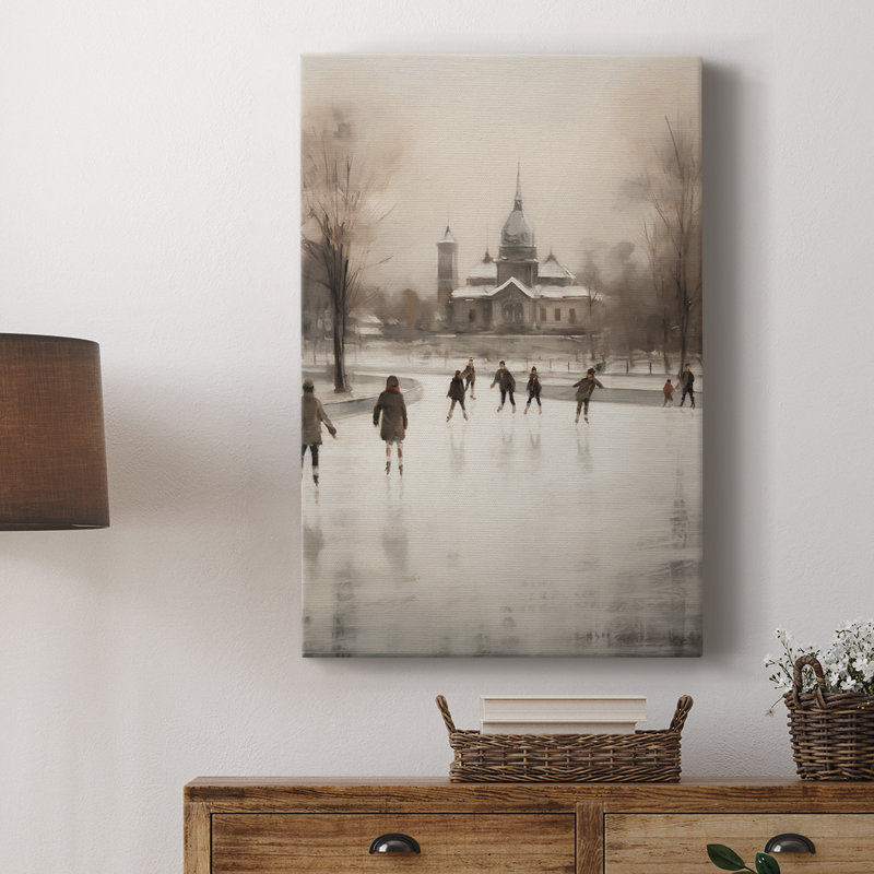 Paysage rétro XXII - galerie Cavas, H 18 po x l 12 po