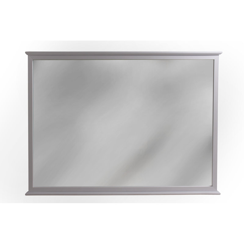Kayla Wood Flat Wall Mirror