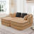 77.2" Teddy Fabric Boneless Sofa Bed-80218218