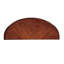 Console demi-lune avec rangement, 2 tablettes pour pneus