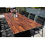 Lantie Rectangular Solid Wood Outdoor Dining Table - 250 cm W 100 cm D