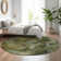 Premium Machine Washable Prisco Olive Rug