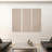 Sagebrook Home Set of 3 24X63 Chinati Dimensional Plaster Art.