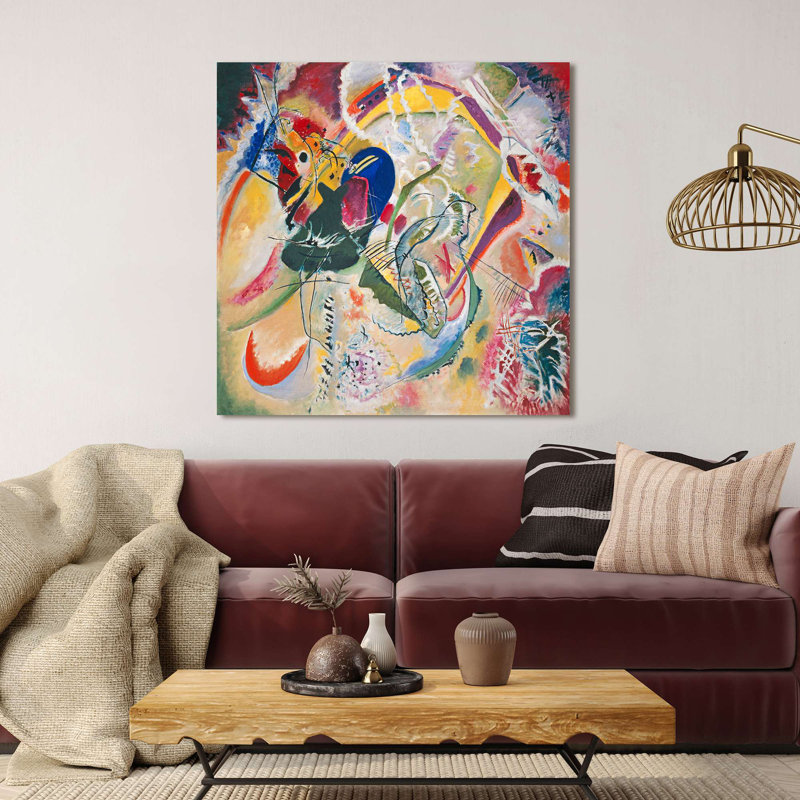 Improvisation 35, 1914 by Wassily Kandinsky - Wrapped Canvas Print, 90cm H x 90cm W