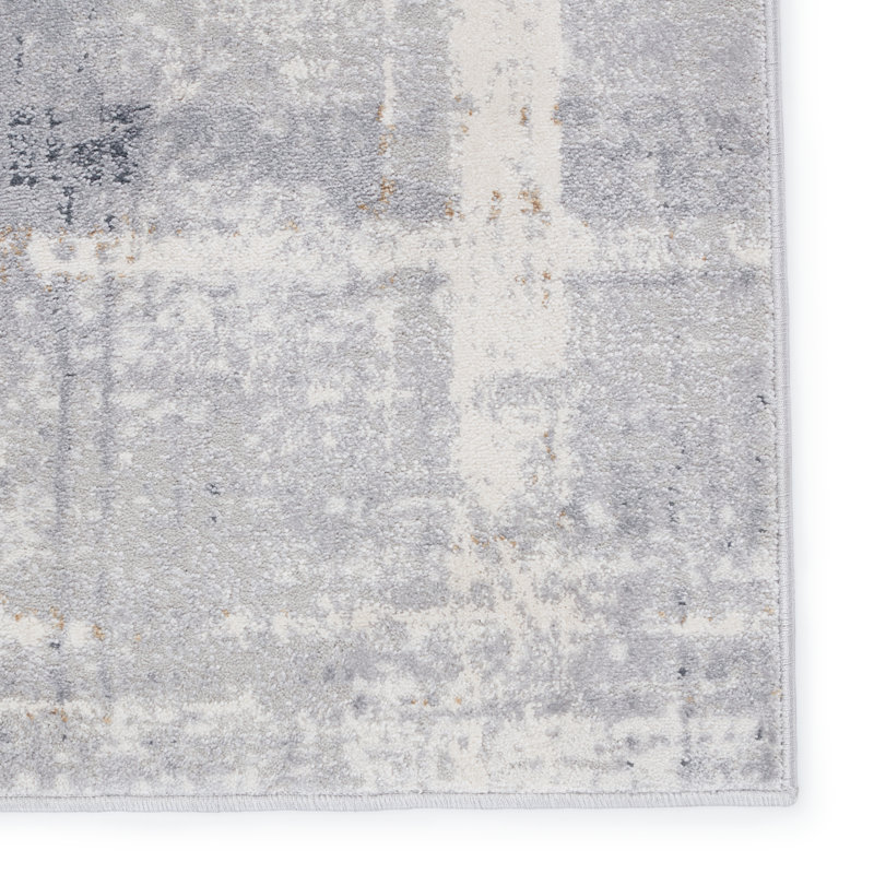 Tapis gris clair, Rectangle 9 pi 6 po x 13 pi
