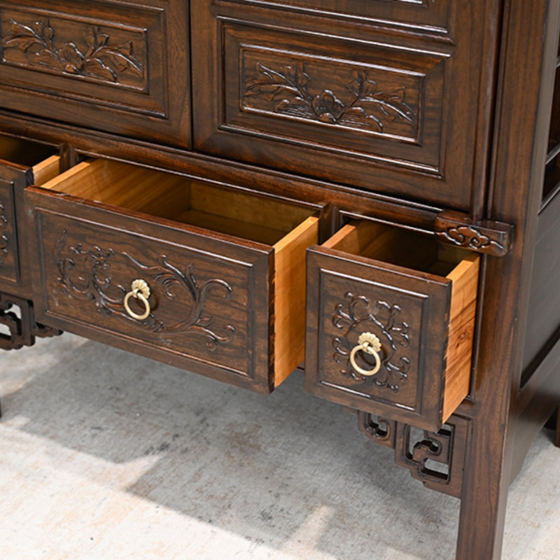 Armoire d'appoint en bois massif Old Elm