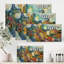 Mother with Child in Batik - Peinture sur toile-59842604-59842612