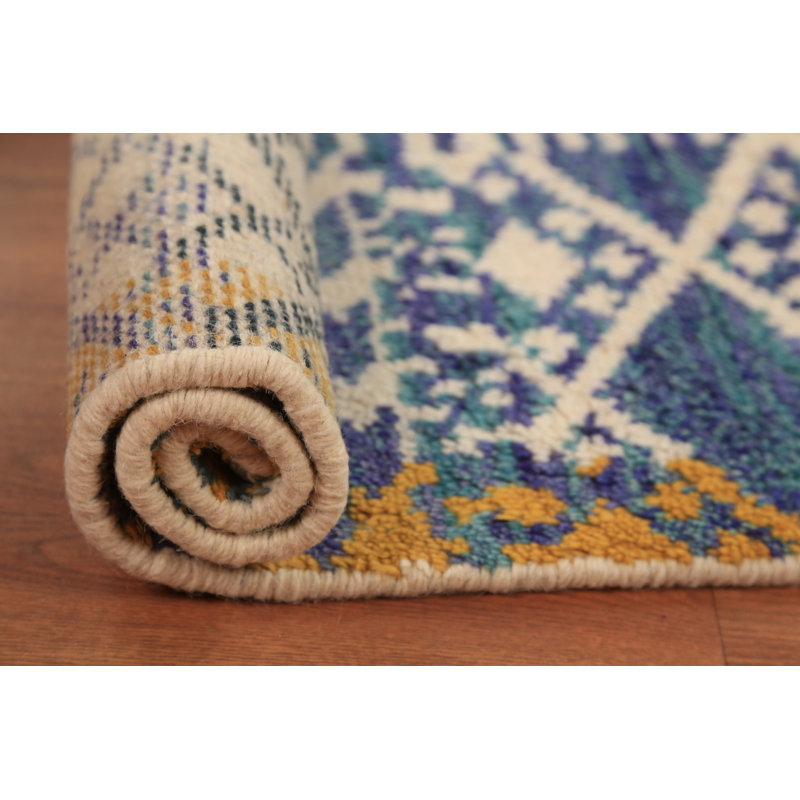 Handmade Moroccan Indian Rug 2x3