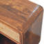 Alvenia 45cm W Solid Wood Bedside Table