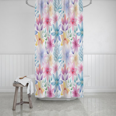 Boularderie Floral Shower Curtain