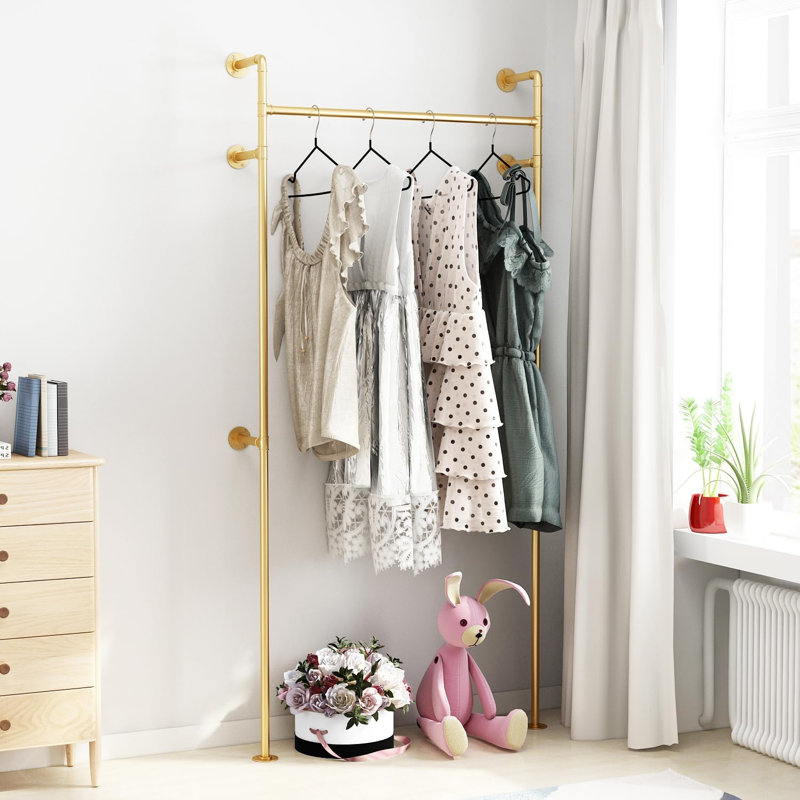 Wall Mounted Display Garment Rack for Home