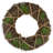 13" Green and Brown Moss and Twig Artificial Spring Wreath - Unlit