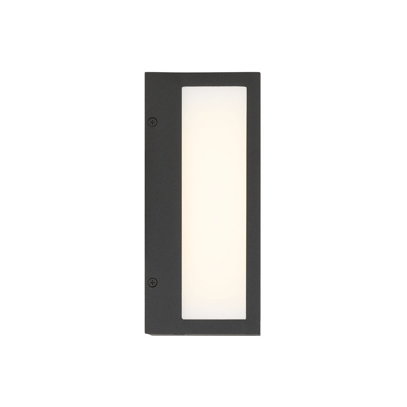LED OUTDOOR SCONCE, 8, 9" H x 6" W x 4" D