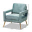 Velvet Armchair-275470272