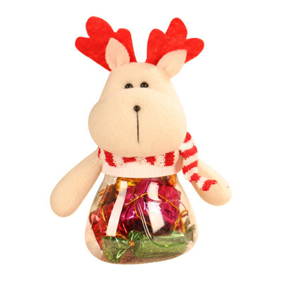 Santa Claus Snowman Christmas Candy Packaging Christmas Candy Jar Decoration