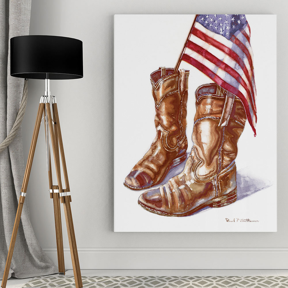 " Cowboy Boots I " by Paul Mathenia Wexford Home 