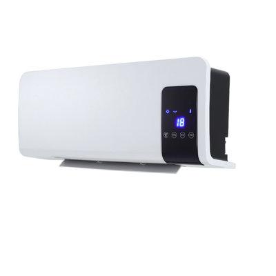 Breeins 6824 BTU Wall Mounted Space Heater with Adjustable Thermostat