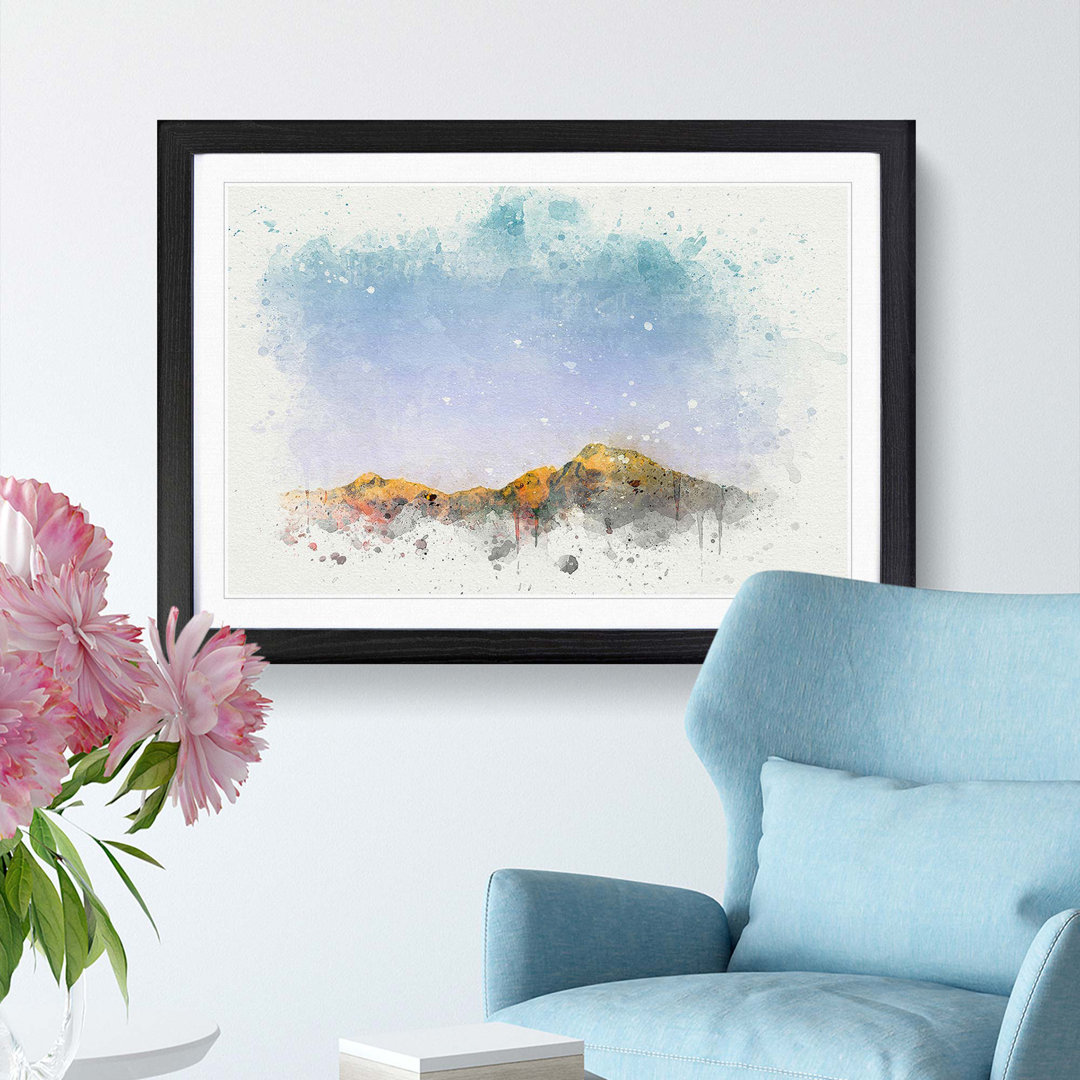 Isalo National Park in Madagascar in Abstract - Picture Frame Graphic Art Print