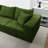 Modular 4 Seat Couches For Bedroom, American Style, Medium-Firm Seat, Velvet Material, Foam, Machine-Washable Brushed Corduroy Sectional : With-1512312123