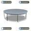 Housse de protection pour trampoline d'extérieur robuste et imperméable, housse de protection durable pour trampoline résistante aux rayons UV-86762497