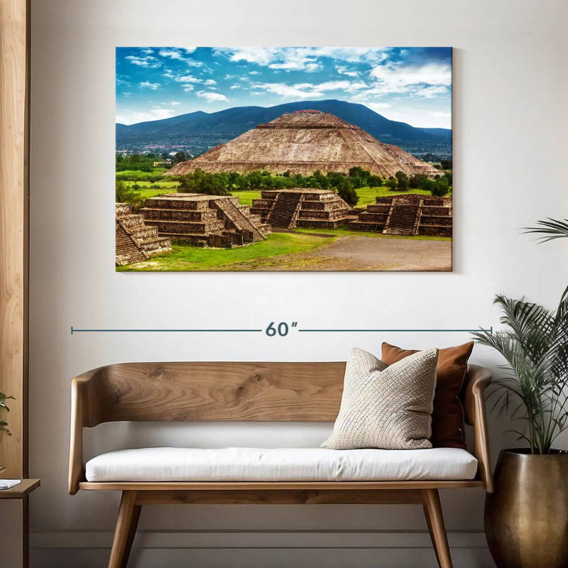 Aztec Pyramid, 32" H x 48" W